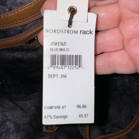 Steve Madden “Jskenzi” Blue Ombré Fringe tote - Picture 6 of 6